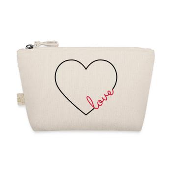 Cadre coeur d'amour - Trousse biologique - nature - Devant