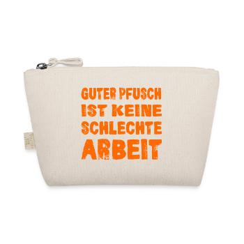HANDWERKER, HANDWERKERSPRÜCHE - Bio-Täschchen - Natur - Vorne