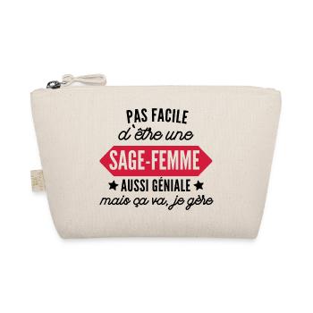 sage-femme et géniale - Trousse biologique - nature - Devant