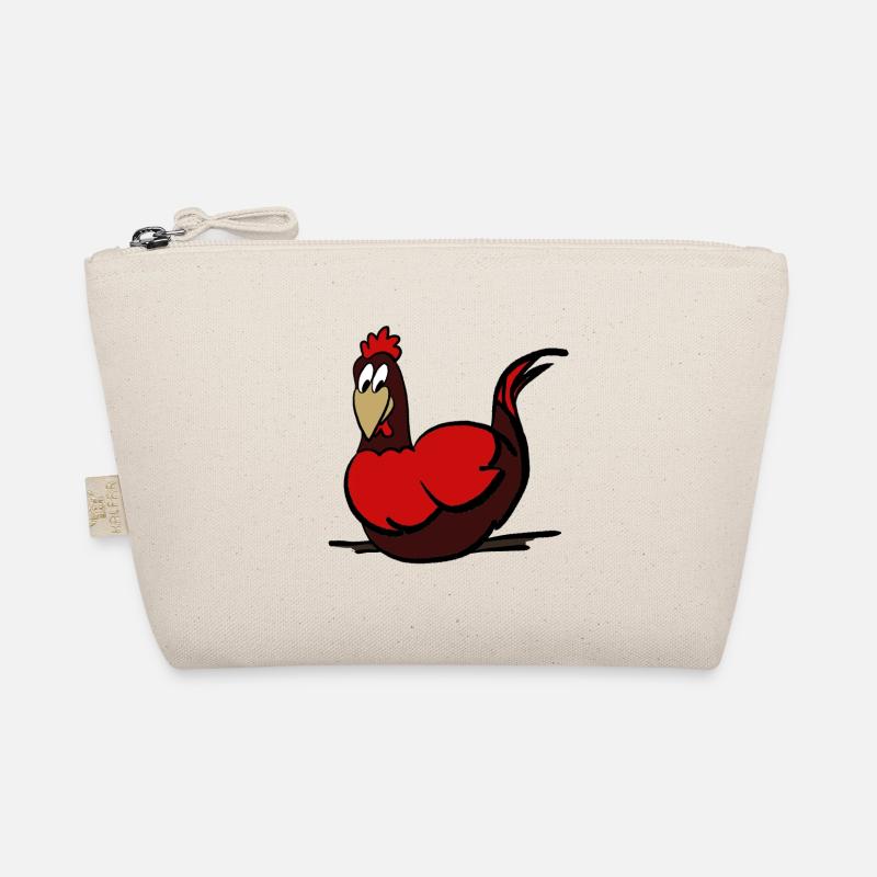 Roter Hahn Bio-Täschchen