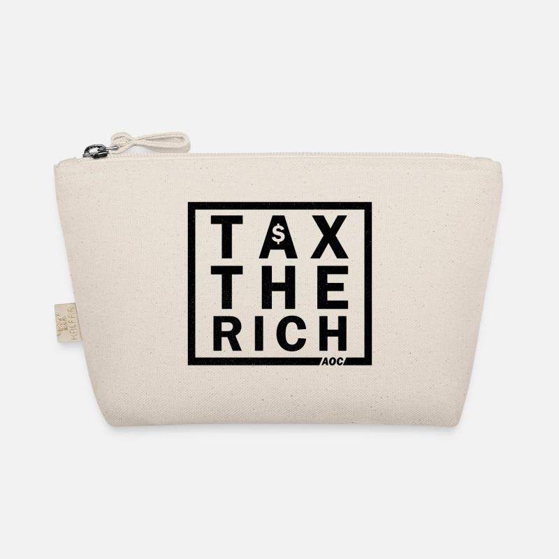 Steuern Sie die Reichen - AOC Fair Taxation Tee - Bio-Täschchen - Natur