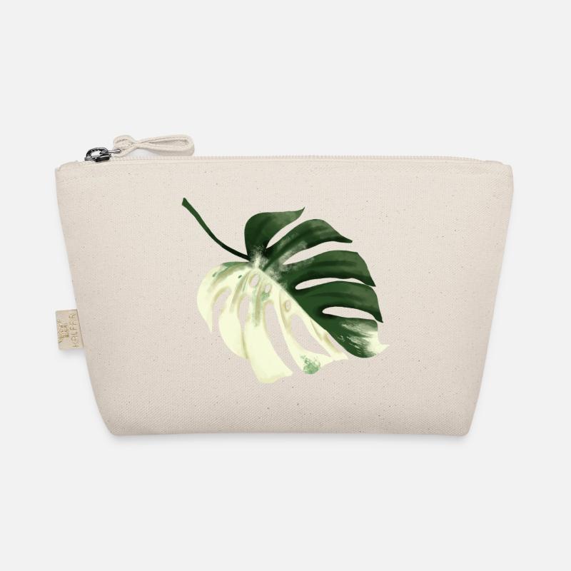 Monstera Premium Design Bio-Täschchen
