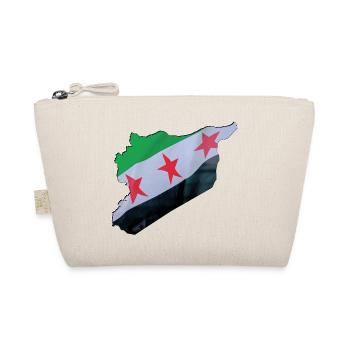 Syria Flag in Syria Map - Organic Pouch - nature - Front