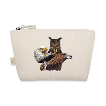 Owl and eagles - Organic Pouch - nature - Front