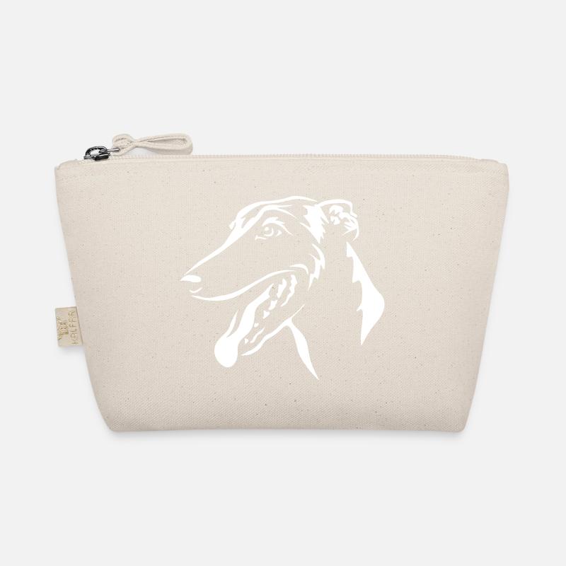 Greyhound Head "Black Edition" Organic Pouch