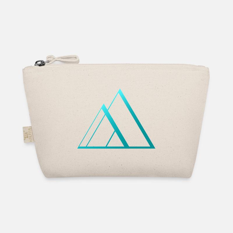 triangles pyramide bleu design Trousse biologique