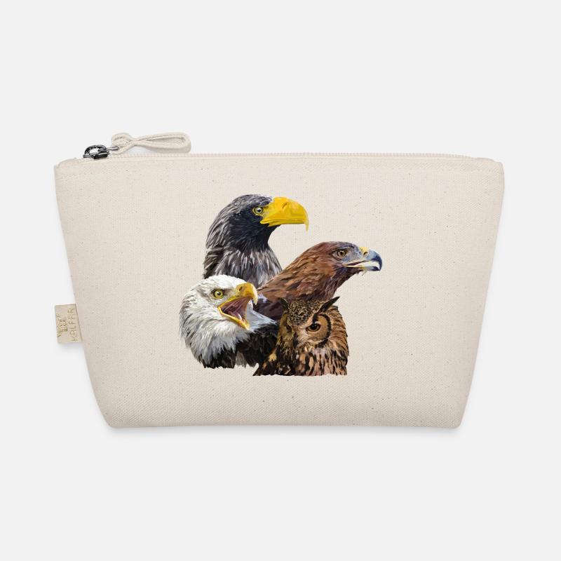 Greifvögel - Bio-Täschchen - Natur