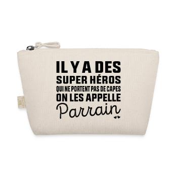 Super Héros sans Cape Parrain - Trousse biologique - nature - Devant