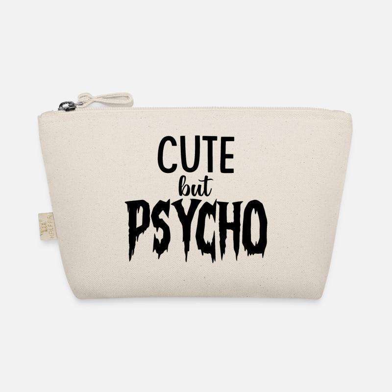 CUTE but PSYCHO - Psycho BUT CUTE - Bio-Täschchen - Natur