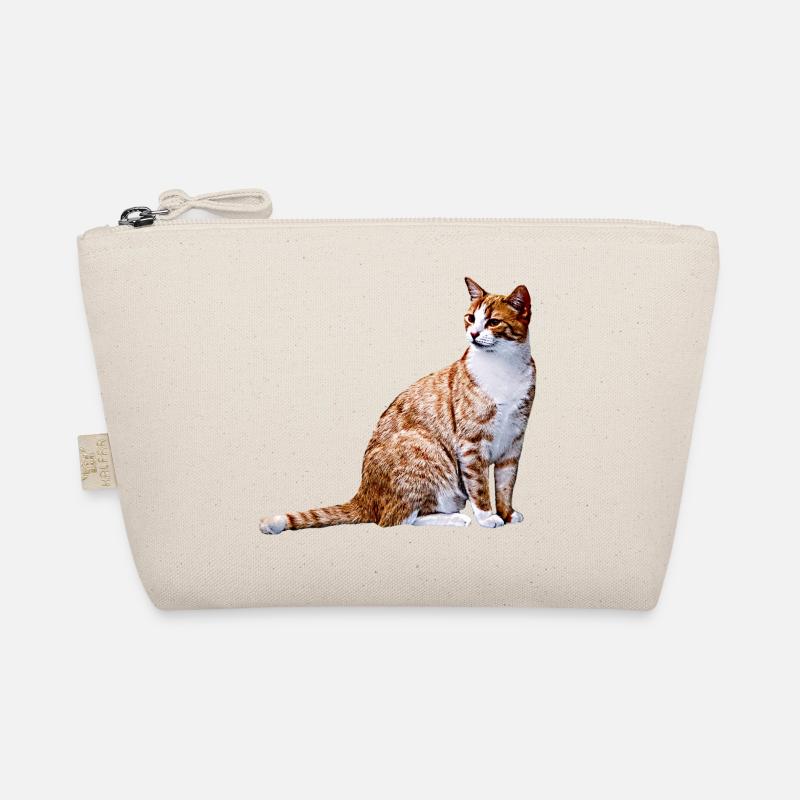 Katze Katzen Katze Cat Cats - Bio-Täschchen - Natur
