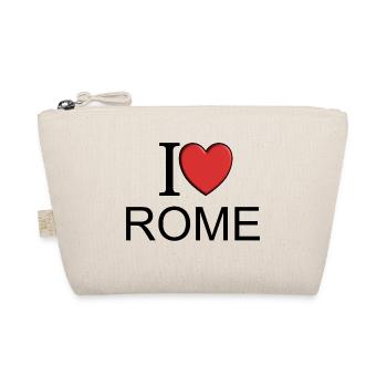 I love Rome - Organic Pouch - nature - Front