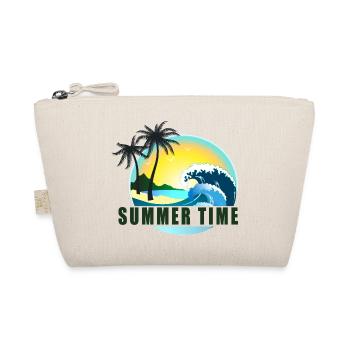 Summertime beach panorama - Organic Pouch - nature - Front