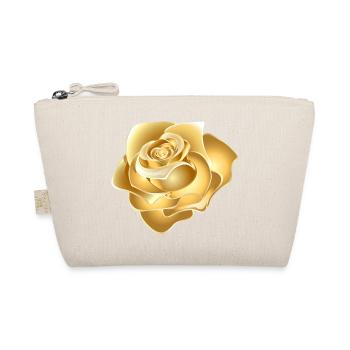Goldene Rose - Bio-Täschchen - Natur - Vorne