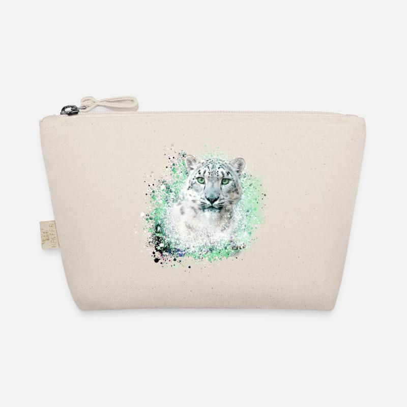 schneeleopard,katze,leopard,graffiti,wildkatze Bio-Täschchen