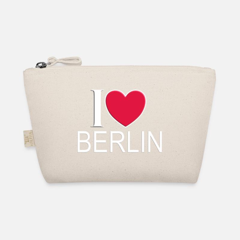 I love Berlin - Organic Pouch - nature