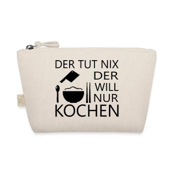 Koch kochen backen - Bio-Täschchen - Natur - Vorne