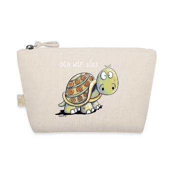 Süße Schildkröten - Schildkröte - Bio-Täschchen - Natur - Vorne