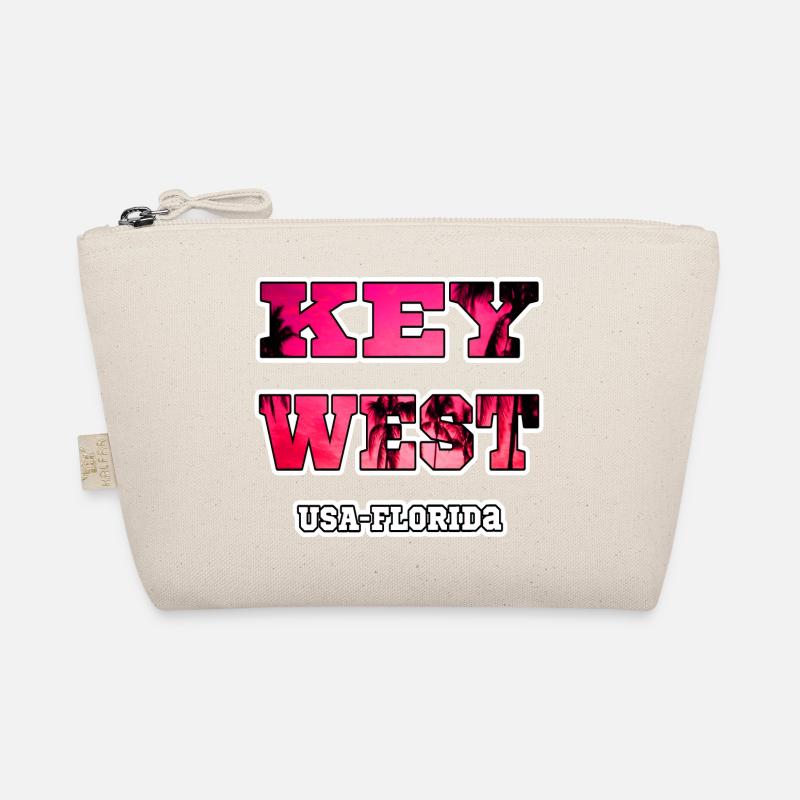 Key West Florida Palmen Urlaub souvenir Erinnerung Bio-Täschchen