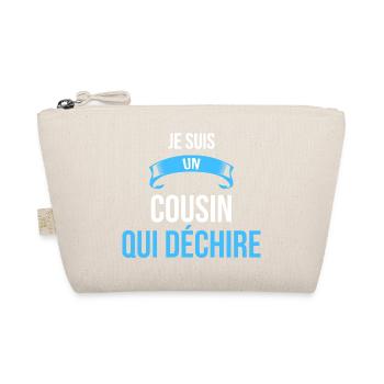 je suis un Cousin qui déchire cadeau humour - Trousse biologique - nature - Devant
