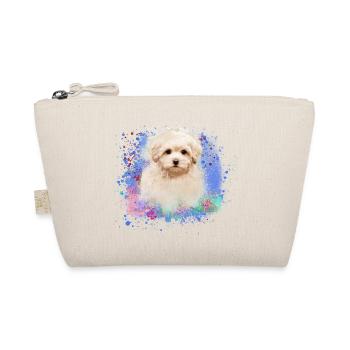 maltipoo, maltese, dog, painting,graffiti - Organic Pouch - nature - Front