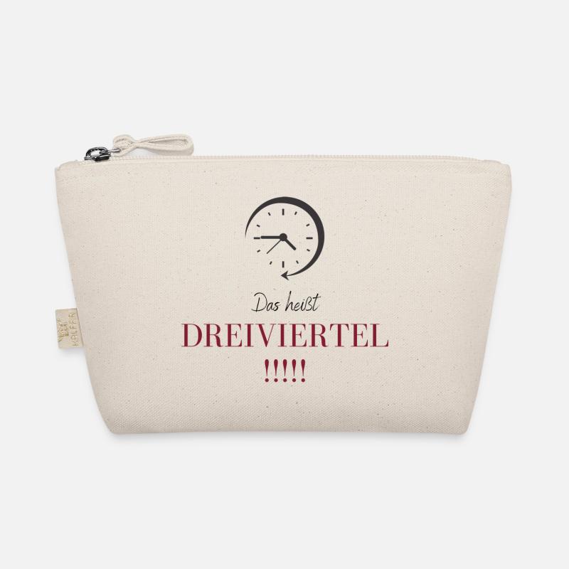 Dreiviertel - Bio-Täschchen - Natur