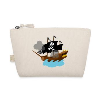 Bateau pirate en mer - Trousse biologique - nature - Devant