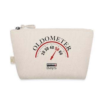 Oldometer 58. Geburtstag - Bio-Täschchen - Natur - Vorne