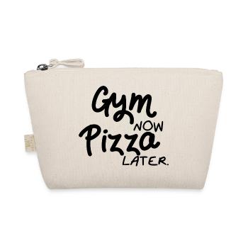 Fitnessstudio und Pizza - Bio-Täschchen - Natur - Vorne