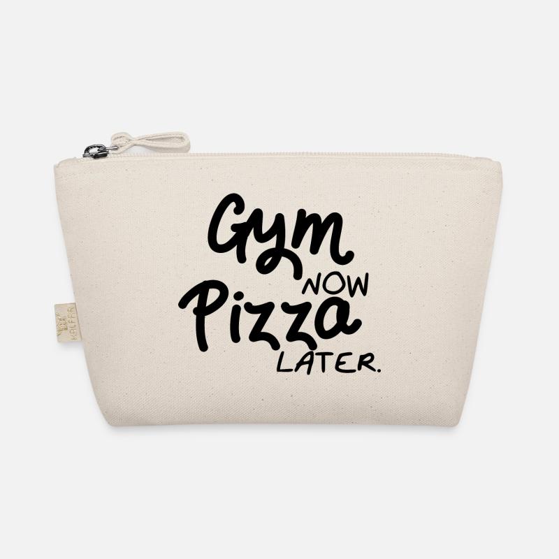 Fitnessstudio und Pizza Bio-Täschchen