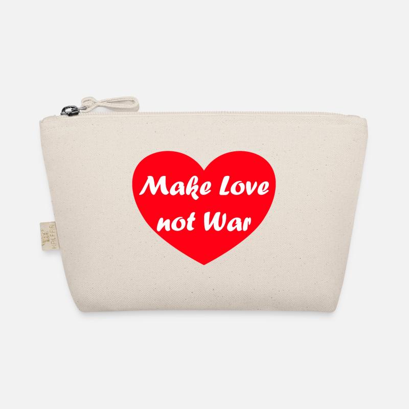make love not war Bio-Täschchen