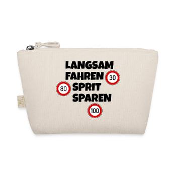 Langsam fahren - Sprit sparen - Tempolimit - Bio-Täschchen - Natur - Vorne