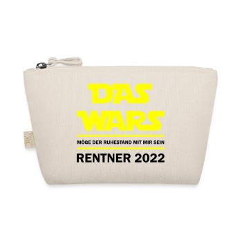 Das wars Rentner 2022 - Bio-Täschchen - Natur - Vorne