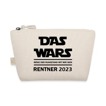 Das wars Rentner 2023 - Bio-Täschchen - Natur - Vorne