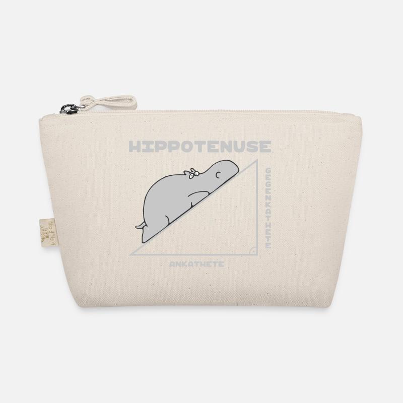 Hippotenuse (Flusspferd-Und-Pythagoras-Edition) Bio-Täschchen