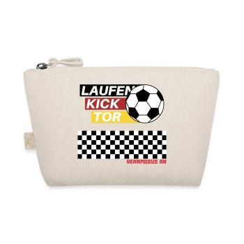 Fußball spielen - Bio-Täschchen - Natur - Vorne
