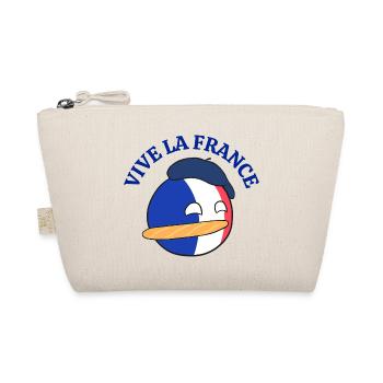 France, French pride, long live France - Organic Pouch - nature - Front