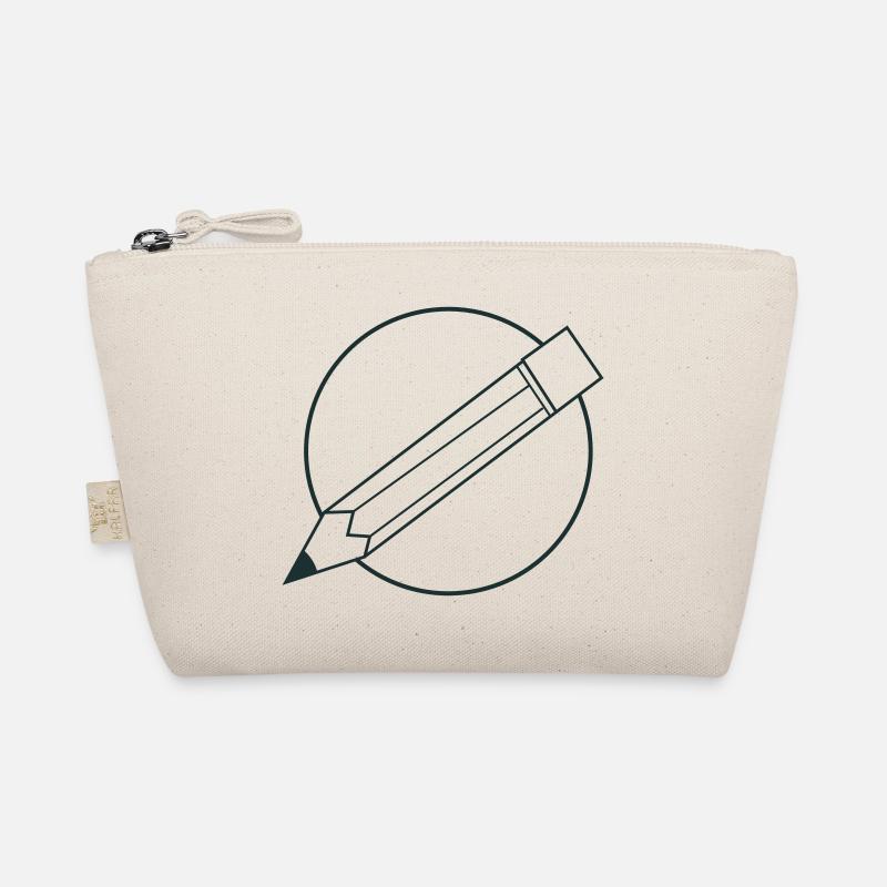 pencil circle Organic Pouch