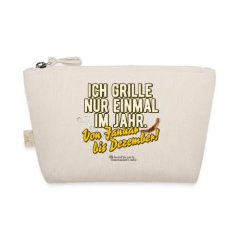 Ich grille nur einmal im Jahr - Bio-Täschchen - Natur - Vorne