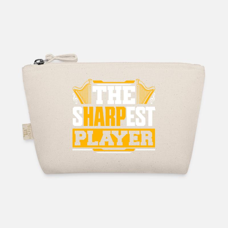 Harp Player Harpist The Sharpest Player Organic Pouch