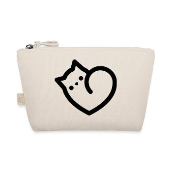 Cœur de chat - Trousse biologique - nature - Devant