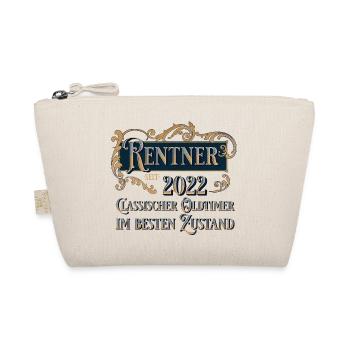 Rentner 2022 Oldtimer - Bio-Täschchen - Natur - Vorne