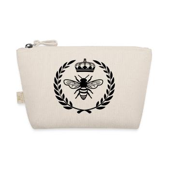 With queen in laurel wreath - Organic Pouch - nature - Front