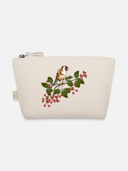 Bunter Vogel - Bio-Täschchen - Natur