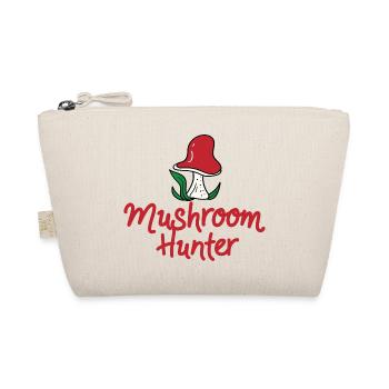 Mushroom Hunting Funny Quote Nature Vegetable - Organic Pouch - nature - Front