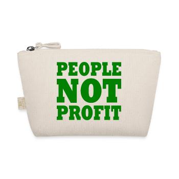 People not profit - Organic Pouch - nature - Front