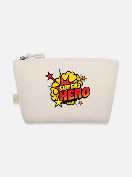 Superhelden Comic Explosion - Bio-Täschchen - Natur