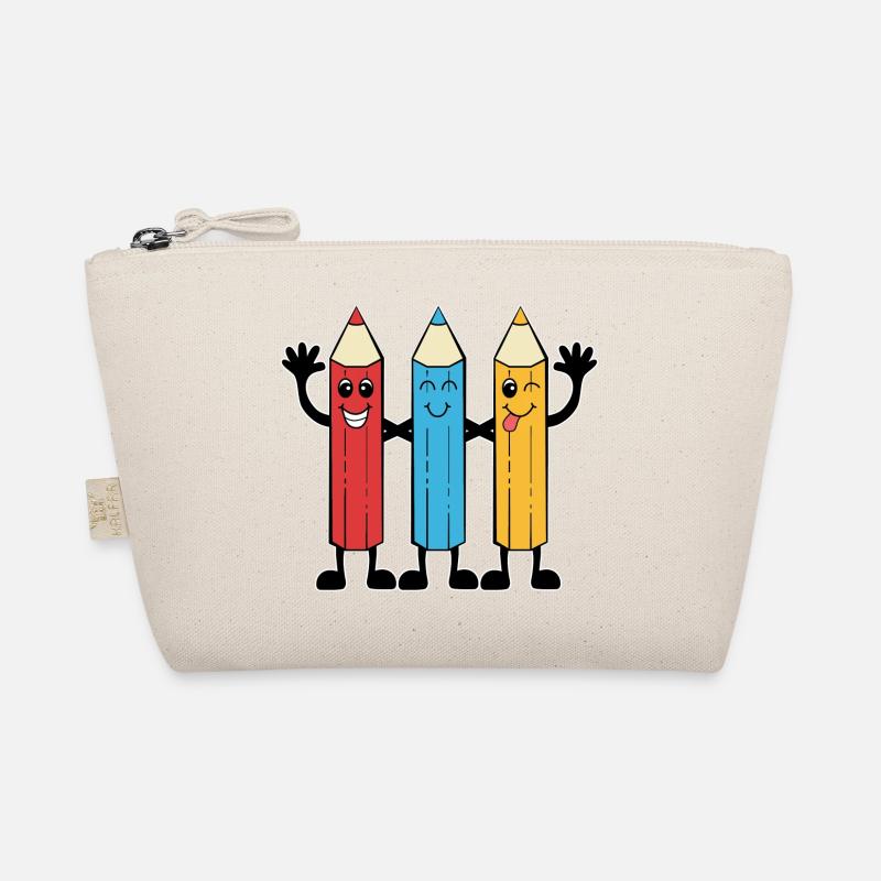 Crayons de couleur style comique Trousse biologique