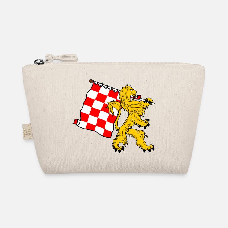 Lion with flag North Brabant Brabant flag Organic Pouch