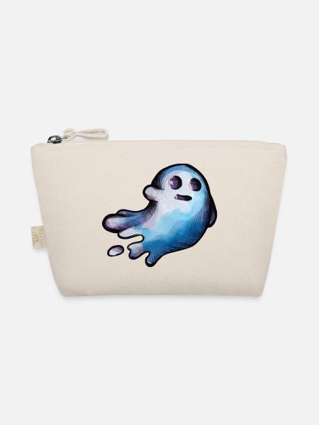 Halloween Ghost - Organic Pouch - nature - Front