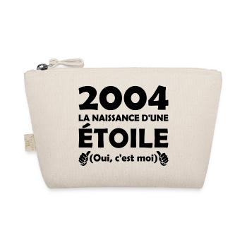 année 2004 naissance d'une étoile / anniversaire - Trousse biologique - nature - Devant